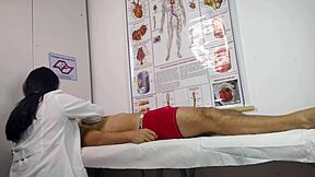 Nurse dives into patient's juicy pussy during hospital foreplay 😏