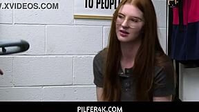 Nerdy Ginger Jane Rogers Pilfers Items Cleverly.