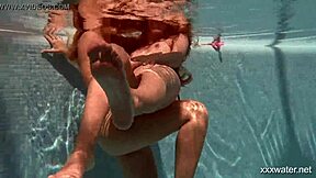 Underwater lesbos serbian and russian teens shower together