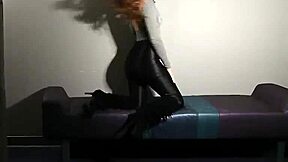 teen hottie stripteases after mma practice