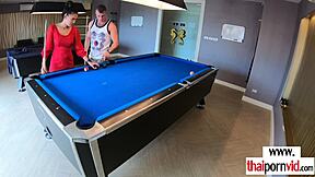 Big Boobed Thai Teen Handles Big Balls