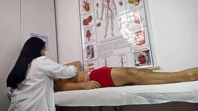 Nurse dives into patient's juicy pussy during hospital foreplay 😏