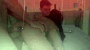 latina young teen with big tits orgasms from tight pussy creampie in sensual threesome