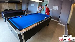 Big Boobed Thai Teen Handles Big Balls