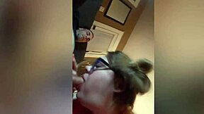 I watch Roxy Faith swallow Ian's 8in cock and get a facial