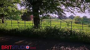 British nurse gives her patient an oily handjob