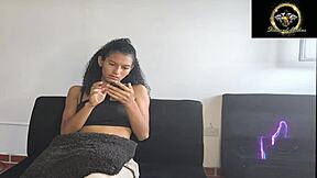 Fucking my neighbor's skinny girl in this homemade scene 😏