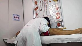 Nurse dives into patient's juicy pussy during hospital foreplay 😏