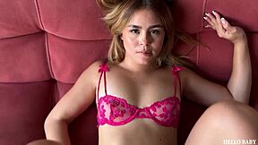 Does Gorgeous Sara Saenz Come Over For Her First Adult Video Sex?