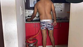 I Find My Neighbor Cooking And Ask Him To Cook My Pussy. He Intensely Prepares My Big Ass For Action.