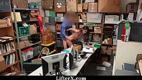 police caught old man garage fuck