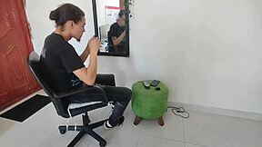 Stepsister gives me a great blowjob before I fuck her pussy hard.