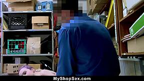 stealing teen complies with officer