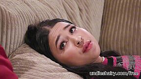 Why does this slutty teen suck and fuck huge cock so rough?