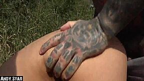 outdoor threesome with snowwhite 24