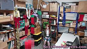 I caught the dick sucking teen thief