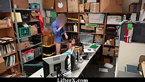 police caught old man garage fuck