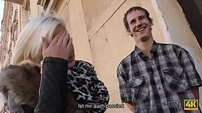 Does Genie give oral and pussy for money in this cuckold scene?