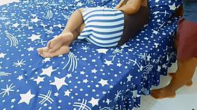 Husband fucks wife's sister sleeping indian slut bhabhi share bed