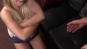 sexy petite blonde with big booty fucks big cock