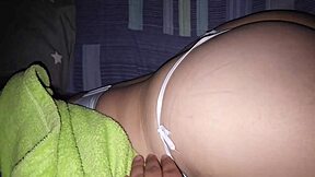 Chubby BBW mother in law lies on student's bed, licking in homemade scene! 😏