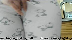 Milf Masturbates In Pajamas!