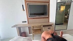 step brother relaxes me before interview 😏