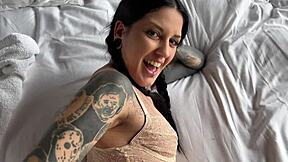 Footjob In Backstage From Italian Beauty Morea Black.