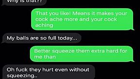 sexting to emasculate my sissy bitch with humiliation