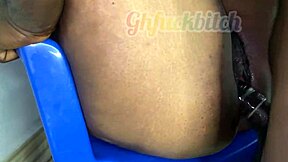 Amateur BBW Squirt on Big Black Cock Fingering