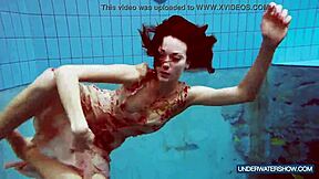 Martina continues her hot croatian beach show