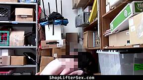 Humiliated Teen Shoplifter Fucks Officer!