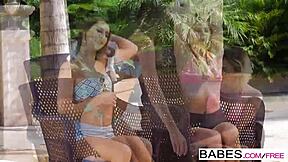 babes eliza jane tara ashley slip and slide