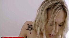 petite brunette fucks busty blonde stepsister!