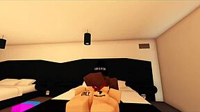 slut plays roblox in casual game session