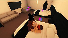 slut plays roblox in casual game session