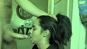 Latina milf gets throatfucked and passionately fucked by friend