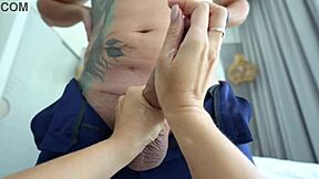 Secretary Jerks Off And Sucks Boss's Huge Cock In Hotel Female Pov Cum Play 😏