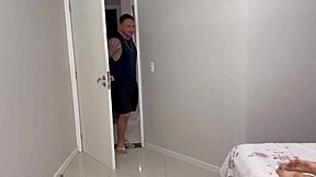 Caught Redhead Girlfriend Fucking Two Redheads In Bed. Bold Exhibitionist Flashing And Kissing.