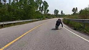 My First Raw Run Video In Thailand With Asian Teen