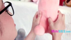 pigtail petite teen gets dominated by puppet master in intense session 😈