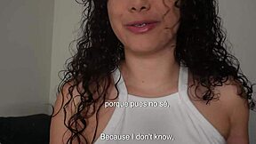 18 year old girl with big natural tits gives jerk off instructions