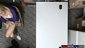 Big Ass Stealing Teen Caught in the Act and Now in Trouble