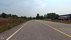 My First Raw Run Video In Thailand With Asian Teen