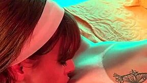 Maid licks boss's daughter's pussy.