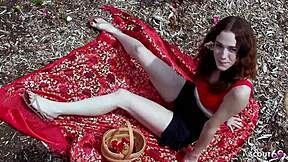 Redhead Ginger's Bushy Pussy And Saggy Tits Seduce Older Guy Into Intense Fuck