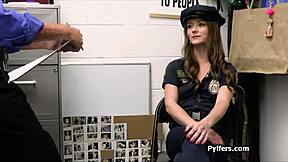 Hottie In Cop Uniform Busted And Fucked