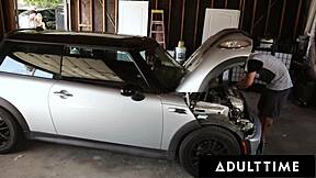 Adult time - peeping neighbour watches slutty teen 18+ alex grey fucking her big dick stepdad tommy gunn