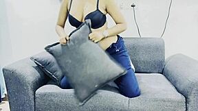 Does The Sexy Indian Teen Pornstar Ride Her Tight Pussy To Amazing Orgasm?