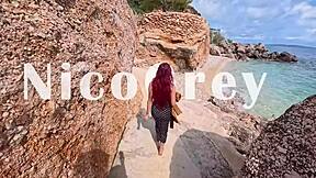 Flexible British Redhead Railed In Public Pov